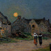 "Lever de lune en Bretagne" (détail) (Maxime Maufra - 1899)