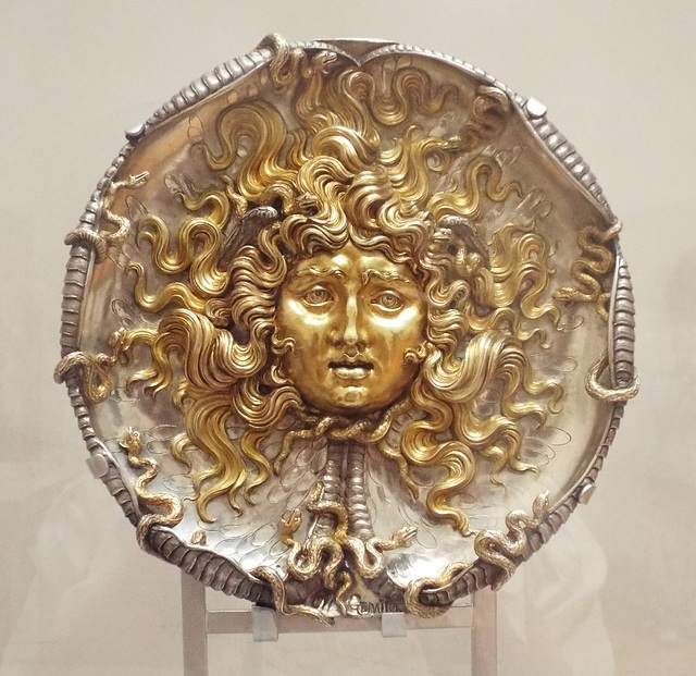 Medusa by Vincenzo Gemito in the Getty Center, June 2016