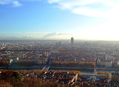 FR - Lyon - City seen from Fourvière