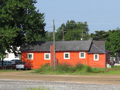 A colorful house in Greenwood, Mississippi