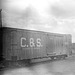 Colorado and Southern Narrow Gauge box car 8311 - Como, Colorado