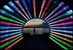 Lichttunnel - Light tunnel, Bregenz