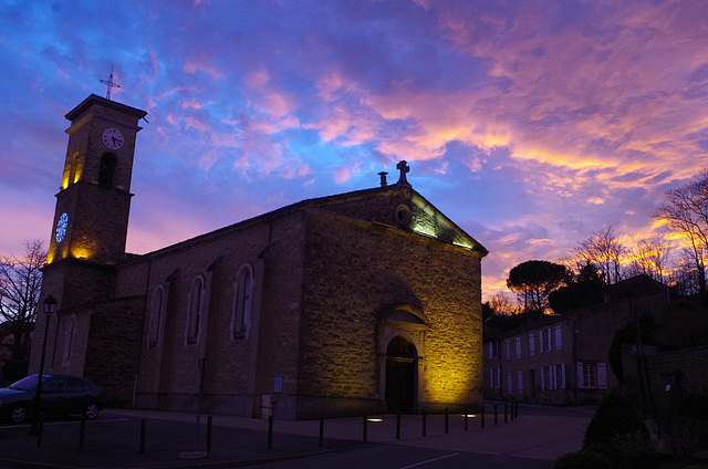l'église de Montoison - Drôme