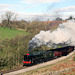 LMS Royal Scot class 46100 ROYAL SCOT at Darnholme with the 09.30 Grosmont - Pickering service 1st April 2017