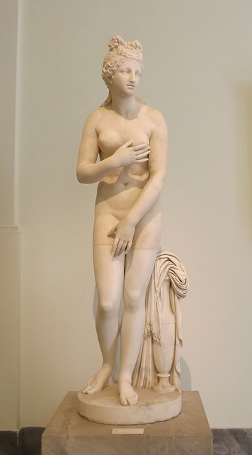 Aphrodite of the Dresden-Capitoline Type in the Naples Archaeological Museum, July 2012