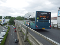 DSCF7746 Arriva 5004 (MX13 AAO) on the Runcorn Busway - 15 Jun 2017