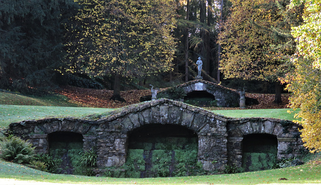 rousham park, oxon (30) 1740 cascade, folly c18, kent