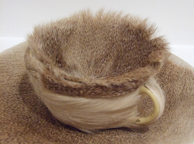 Detail of Object by Meret Oppenheim in the Museum of Modern Art, August 2010