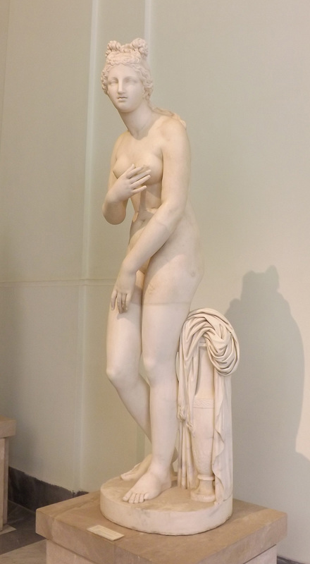 Aphrodite of the Dresden-Capitoline Type in the Naples Archaeological Museum, July 2012
