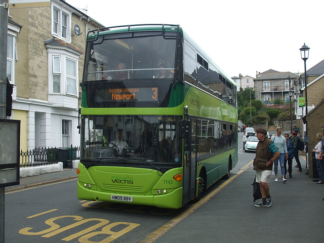 DSCF8568 Go-South Coast (Southern Vectis) 1143 (HW09 BBV) in Ventnor - 4 Jul 2017