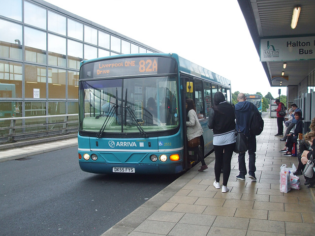 DSCF7764 Arriva 2552 (DK55 FYS) on the Runcorn Busway - 15 Jun 2017 DSCF7764 Arriva 2552 (DK55 FYS) on the Runcorn Busway - 15 Jun 2017