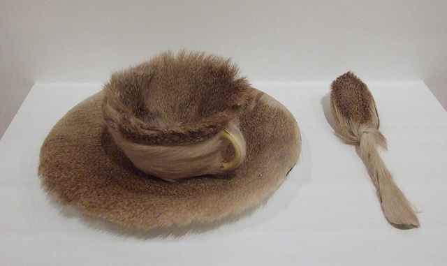 Object by Meret Oppenheim in the Museum of Modern Art, August 2010