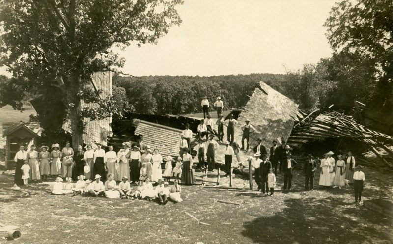 Fred Duenow's Destroyed Barn