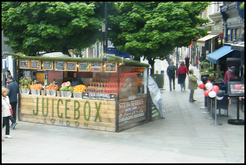 fruity juice stall