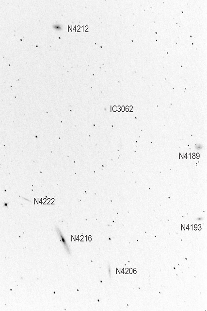 Virgo cluster I negativ