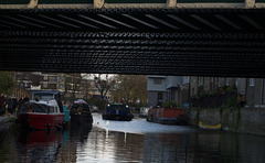 London Regents Canal yellow canoe (# 0023)