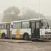 De Lijn contractor - Gruson Autobus 357131 (4330 P) at Ieper Station - 31 Oct 1995
