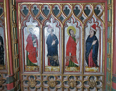 bovey tracey church devon  c16 screen dado (1)
