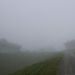 Gasthaus Farner im Morgen Nebel