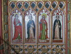 bovey tracey church devon  c16 screen dado (2)