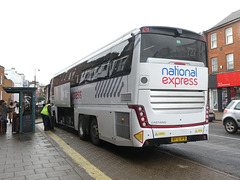 Ambassador Travel (National Express contractor) 305 (BV72 XFB) in Newmarket - 12 Dec 2023 (P1170161)