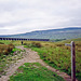 Yorkshire, Ribblehead Viaduct and Whernside (Scan from Oct 1989)