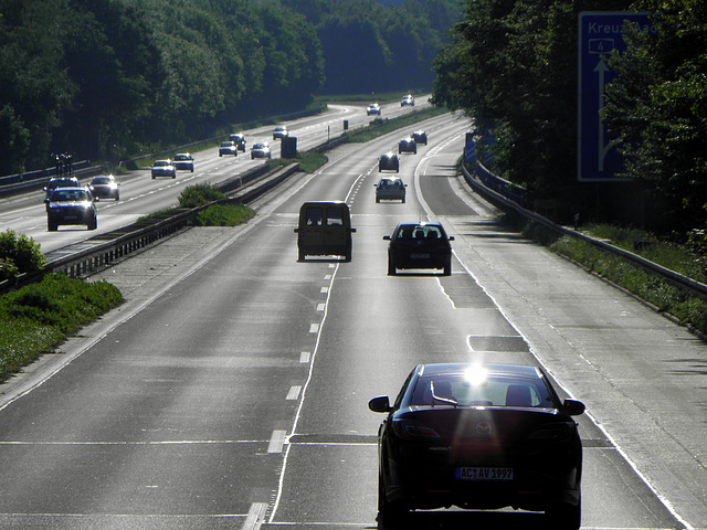 Fahren fahren fahren auf die autobahn