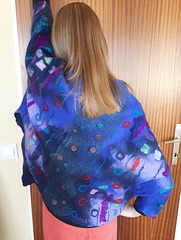 felt poncho with sleeves