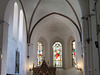 Stained glass windows.