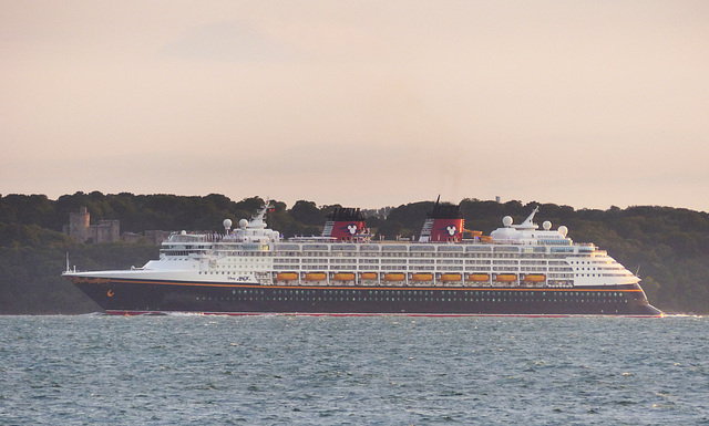 Disney Magic off the Isle of Wight - 16 August 2021