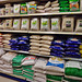 rice section of the supermarket