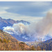Khilometers of fires under Mont Rocciamelone
