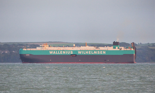 Carmen passing the Isle of Wight - 16 August 2021