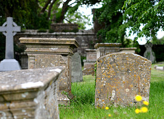 Chest Tombs in Edington Priory Churchyard