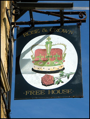 Rose & Crown sign