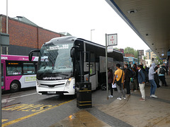 Go North East (National Express contractor) 7142 (BM68 AHF) in Leicester - 27 July 2019 (P1030302)