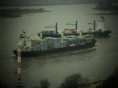 Frachter Vitim u. Frisia Rostock (hinten) Frachter Vitim u. Frisia Rostock (hinten)