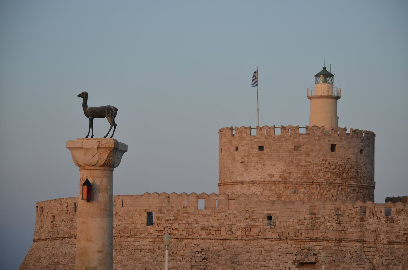 Rhodes-city, Agios Nikolaos Fortress and Rhodian Doe