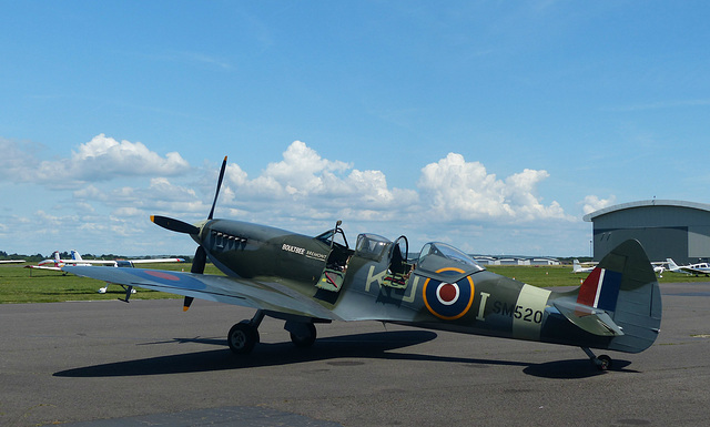 Spitfire G-ILDA at Solent Airport (1) - 3 June 2018