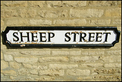 Sheep Street sign