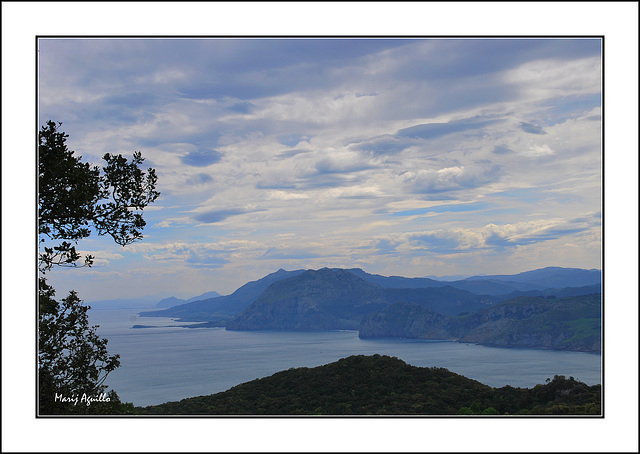 Costa de Cantabria desde el monte Buciero