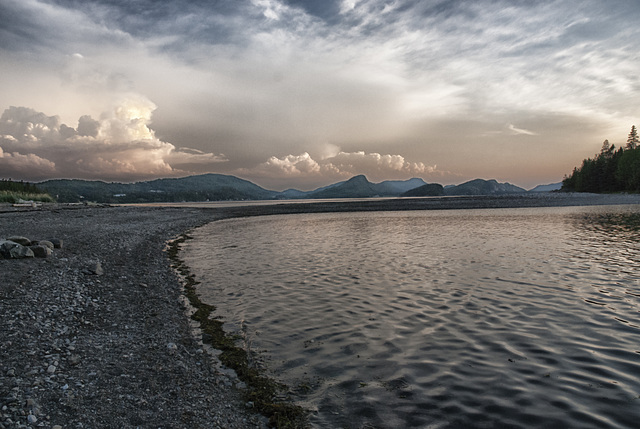 L'anse en soir