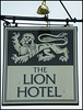 Lion Hotel sign