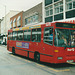 First Eastern Counties 353 (J518 FPS) and 491 (JDZ 2337) in Norwich - 31 Jul 2001