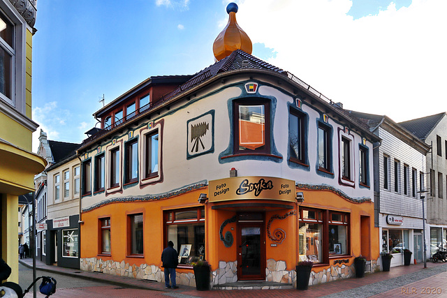 Itzehoe, ein Haus im Hundertwasser-Stil