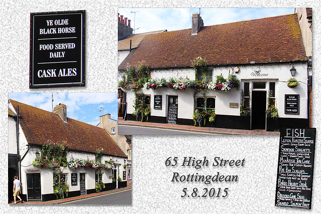 Ye Olde Black Horse - Rottingdean - in the City of Brighton & Hove, England - 5.8.2015