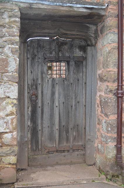 Dunster, The Door with a Lattice
