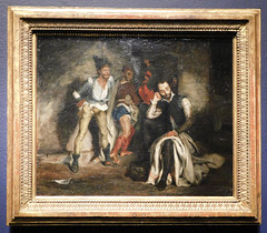 Torquato Tasso in Prison by Delacroix in the Metropolitan Museum of Art, January 2019