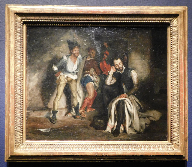 Torquato Tasso in Prison by Delacroix in the Metropolitan Museum of Art, January 2019