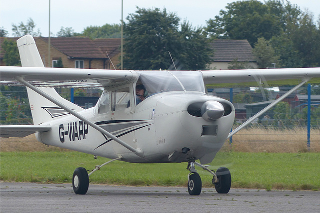 G-WARP at Solent Airport (1) - 24 July 201